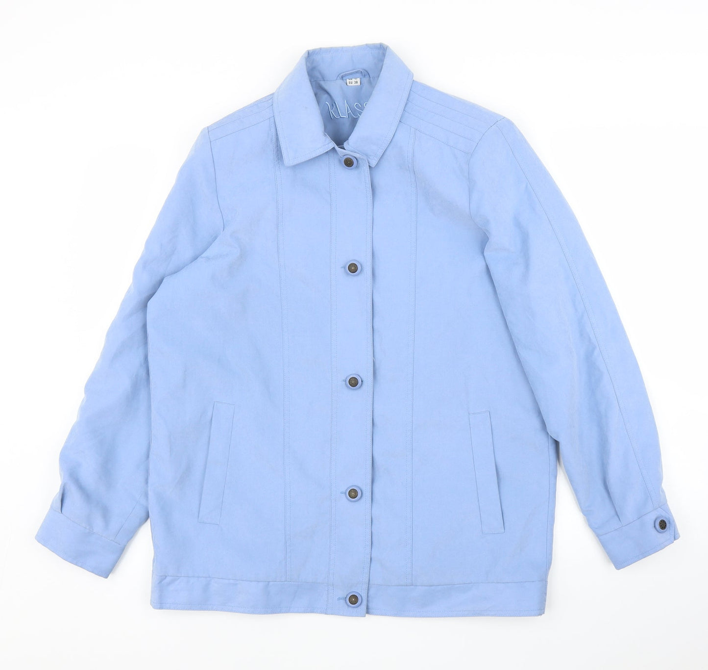 Womens UK Size 12 Klassik Blue Overcoat