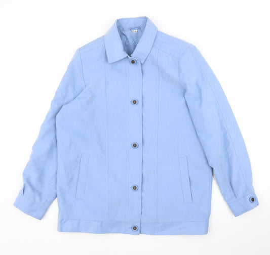 Womens UK Size 12 Klassik Blue Overcoat