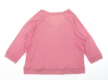 Etam Womens Pink   Pullover Jumper Size L