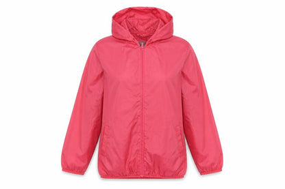 Womens UK Size XS Primark Red Windbreaker Coat
