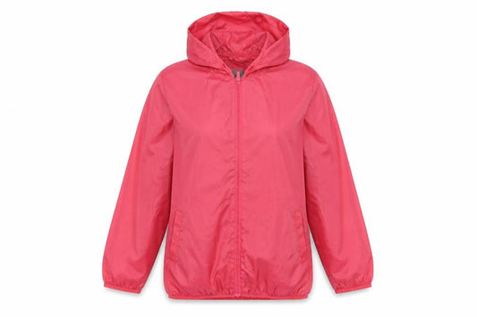 Womens UK Size XS Primark Red Windbreaker Coat