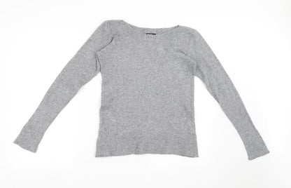 Additional front view of Roman women’s grey pullover sweatshirt, size UK 10