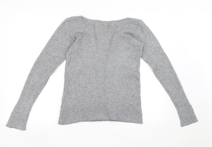 Back view of Roman women’s grey pullover sweatshirt, size UK 10