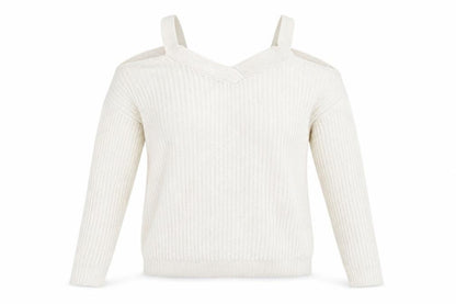 Vero Moda Womens White   Pullover Sweatshirt Size S