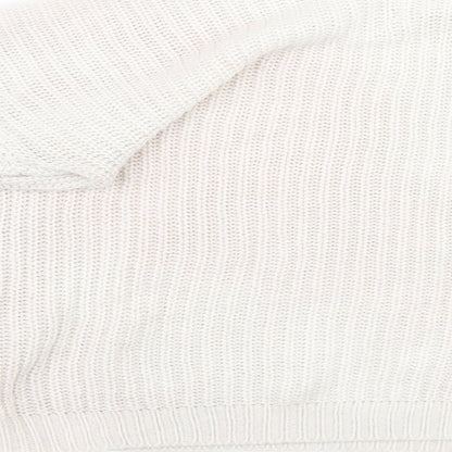 Vero Moda Womens White   Pullover Sweatshirt Size S