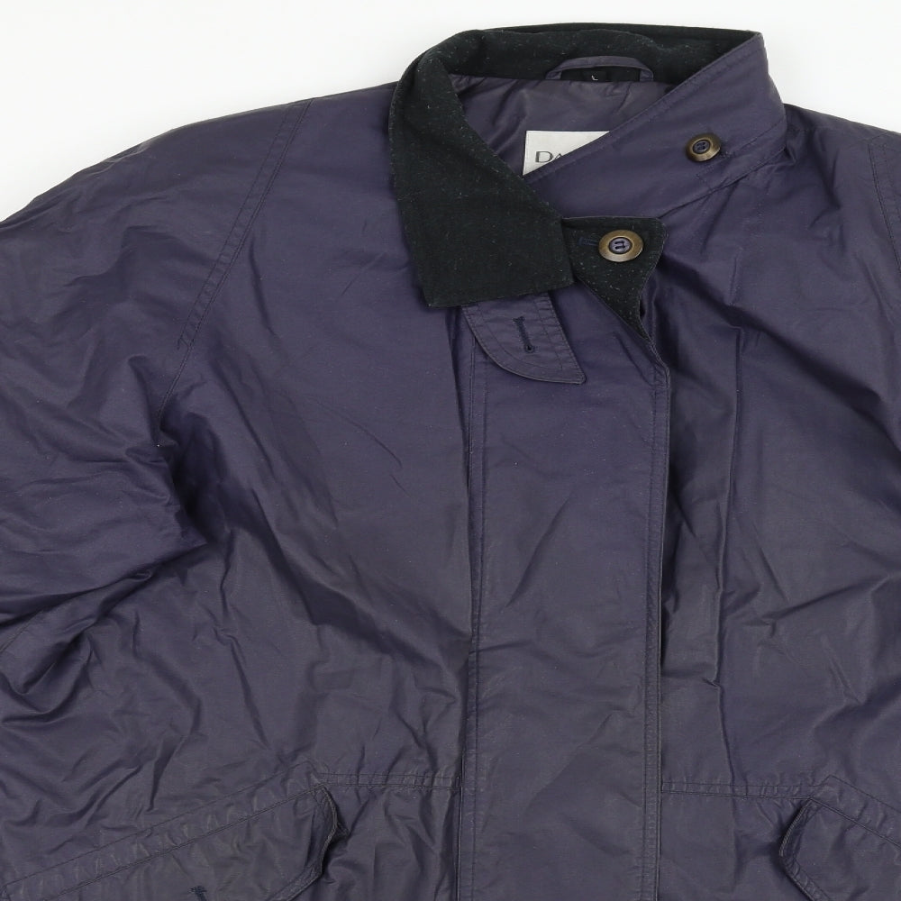 Womens UK Size L dannimac Purple Windbreaker Coat