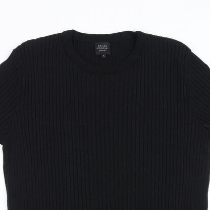 Maison Cinqcent Womens Black   Pullover Sweatshirt Size XL