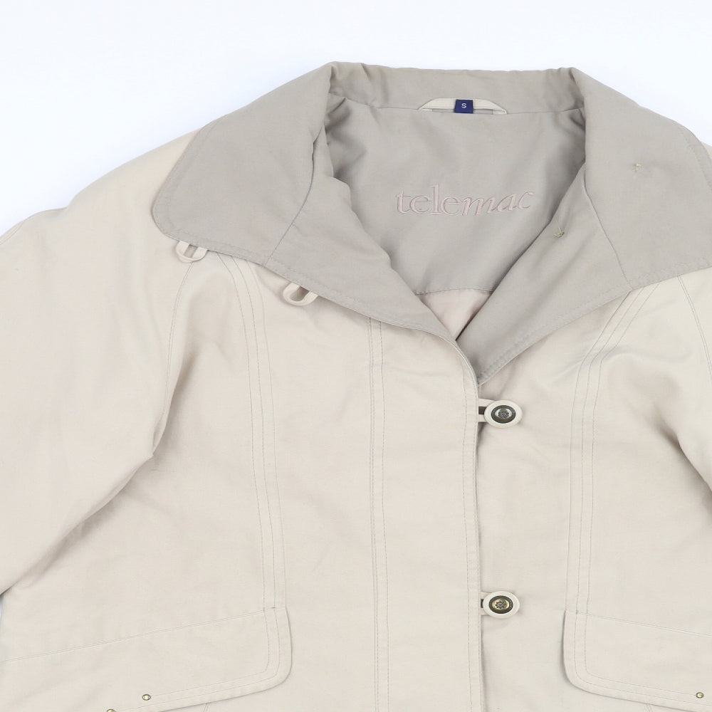 Womens UK Size S Telemac Beige Jacket