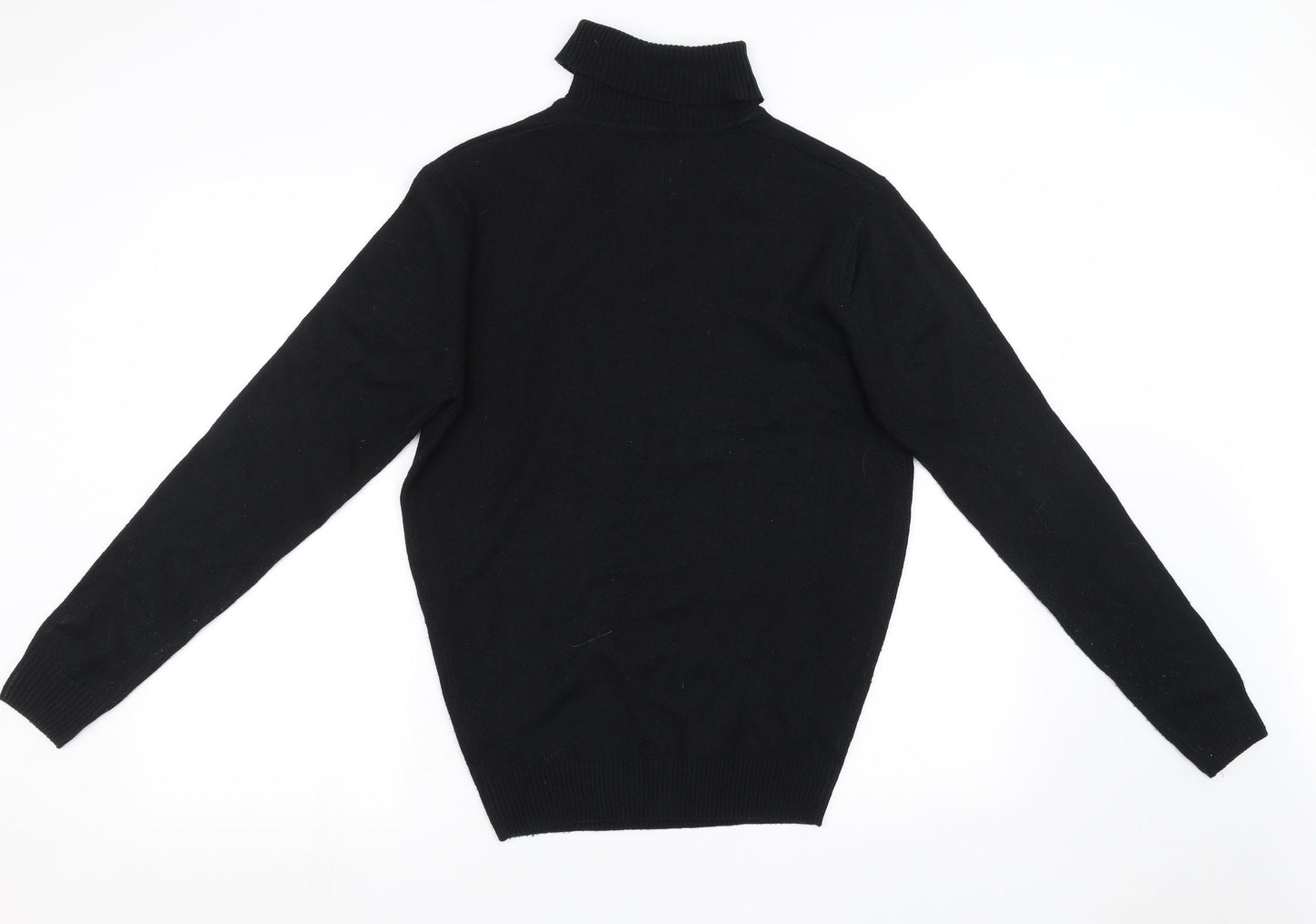 Mens UK Size S Soul Star Black Pullover Sweatshirt