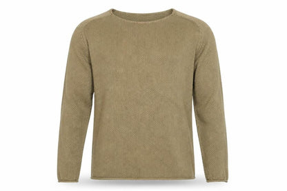 Mens UK Size L Preworn Green Pullover Sweatshirt