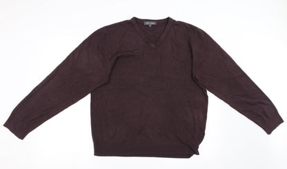 Marks and Spencers Mens Brown  Knit Pullover Sweatshirt Size XL
