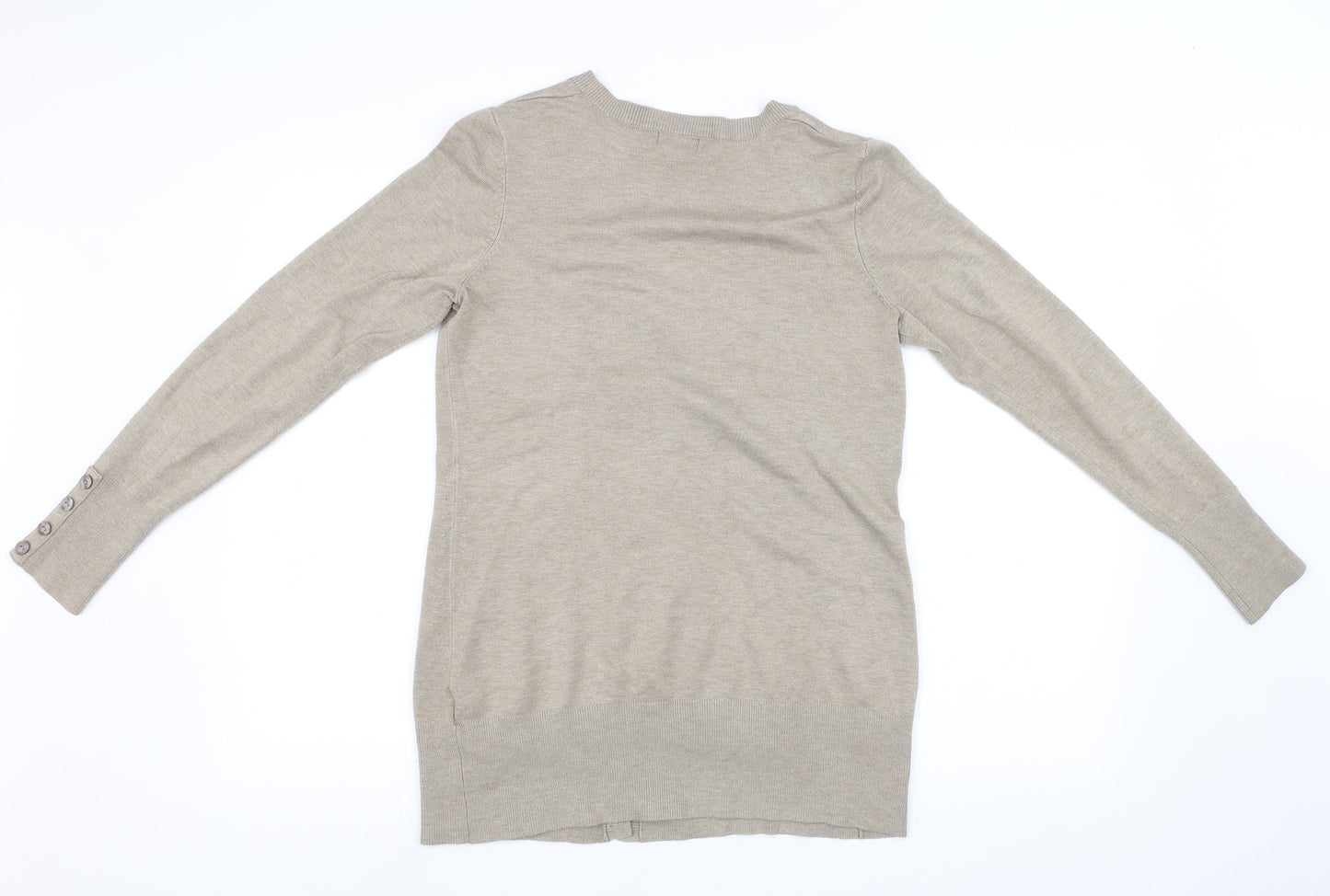 Womens UK Size 12 F&F Brown Cardigan Jumper