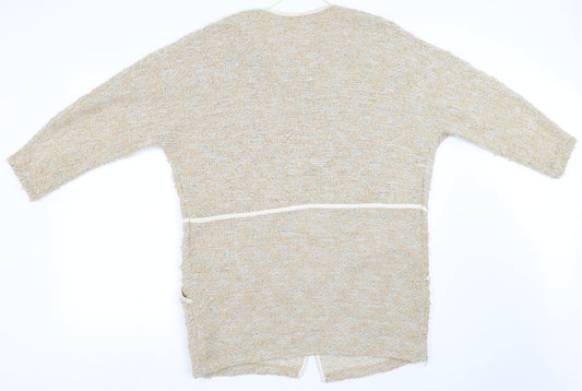 Womens UK Size 12 River Island Brown Cape Jumper