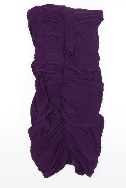 Preworn Womens Purple   Bodycon  Size 10