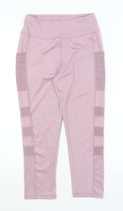Joy Shaper Womens Purple   Capri Leggings Size S L20 in
