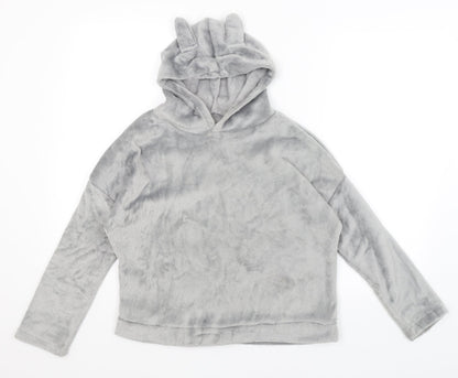 Womens UK Size S Preworn Grey Pullover Jumper
