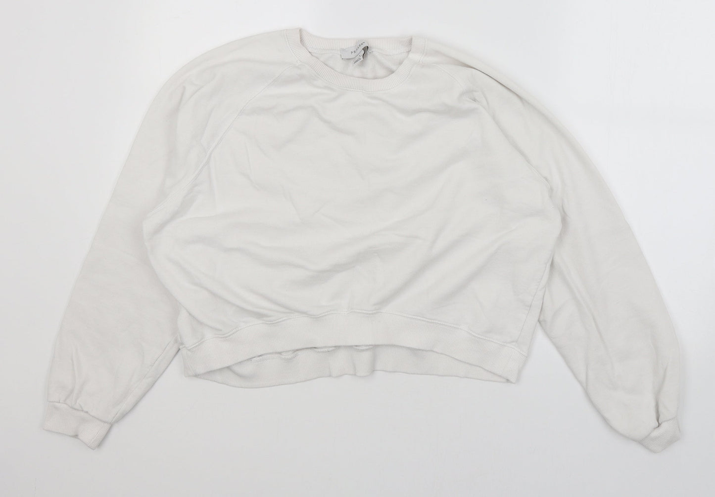 Primark Womens White   Pullover Jumper Size 12