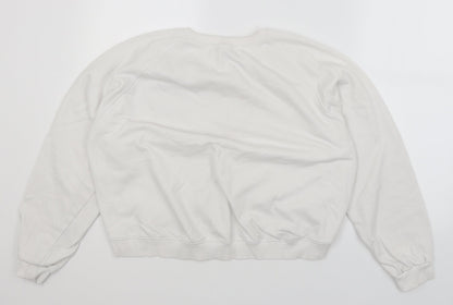 Primark Womens White   Pullover Jumper Size 12