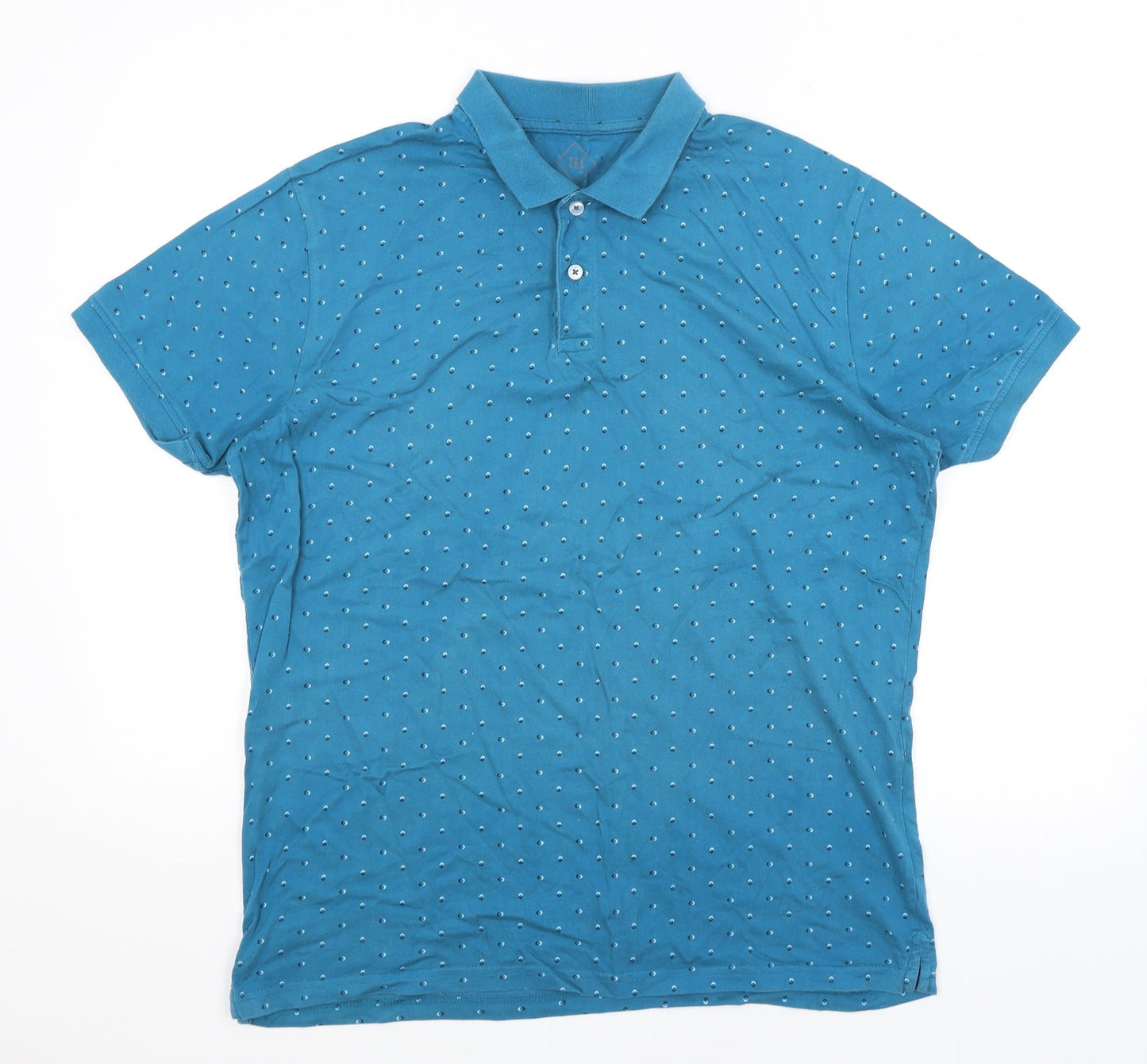 TEX Mens Blue    Polo Size L