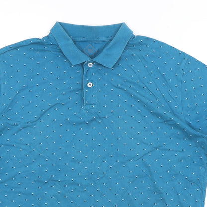 TEX Mens Blue    Polo Size L