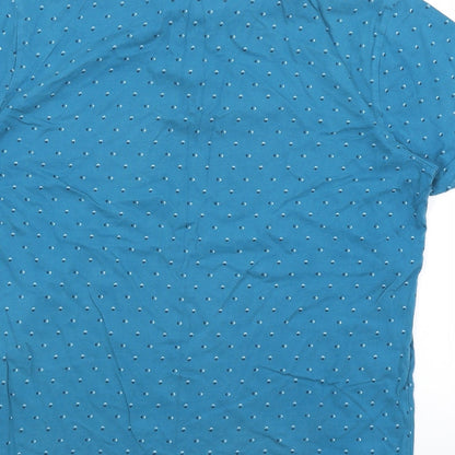 TEX Mens Blue    Polo Size L