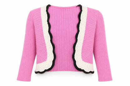 La Zazies Womens Pink   Wrap Jumper Size S