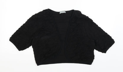Womens UK Size 16 Per Una Black Wrap Jumper