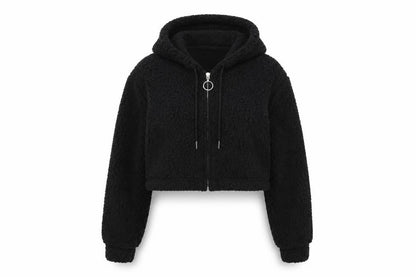 Stylewise Womens Black   Pullover Hoodie Size S