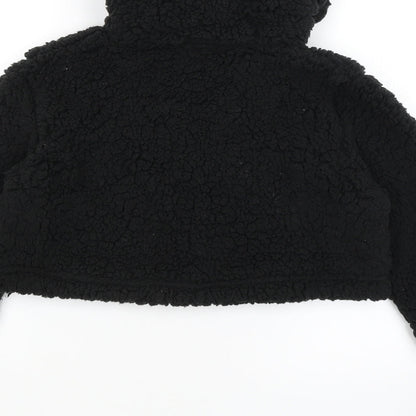Stylewise Womens Black   Pullover Hoodie Size S