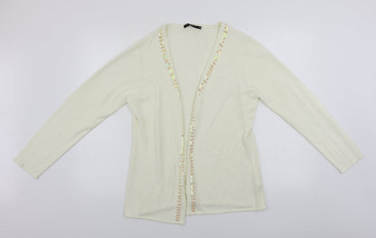 allbi nights Womens Beige   Cardigan Jumper Size 10