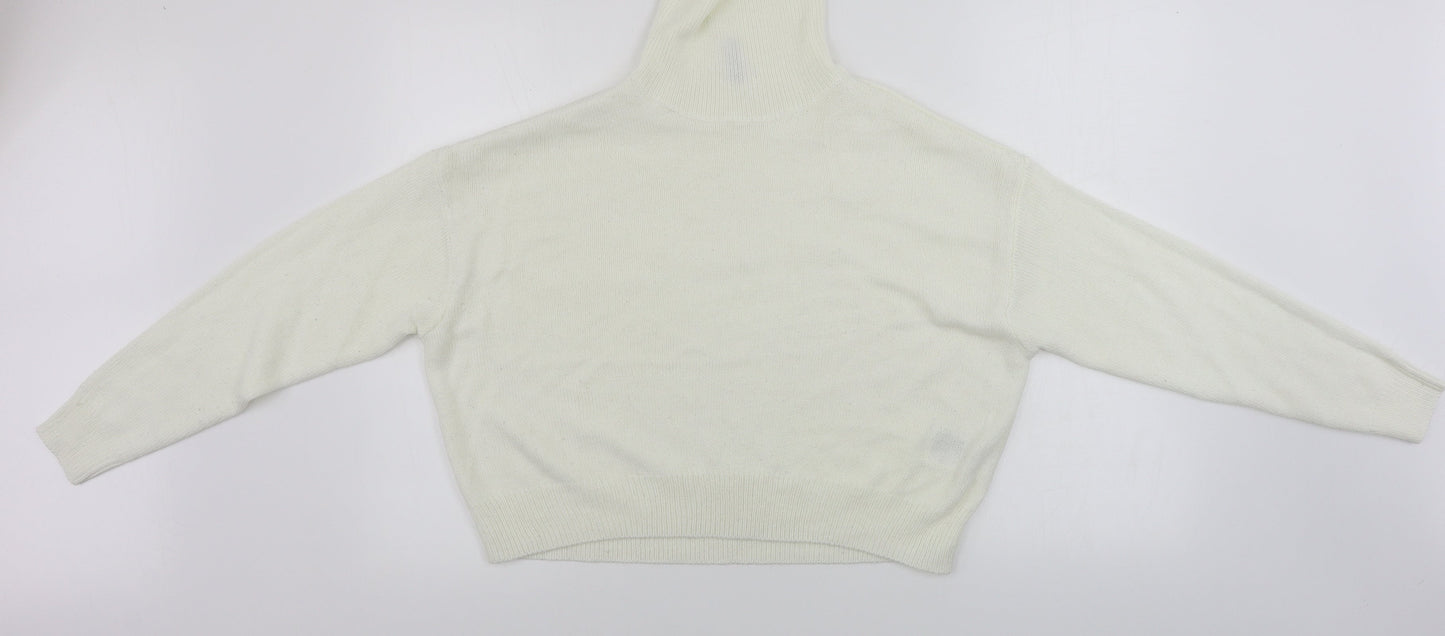 Womens UK Size S H&M Ivory Pullover Jumper