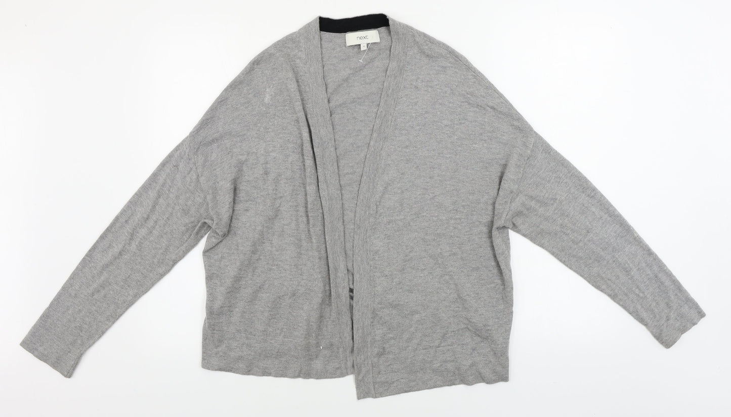 Womens UK Size 12 NEXT Grey Cardigan Jumper