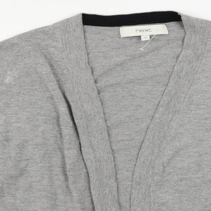 Womens UK Size 12 NEXT Grey Cardigan Jumper