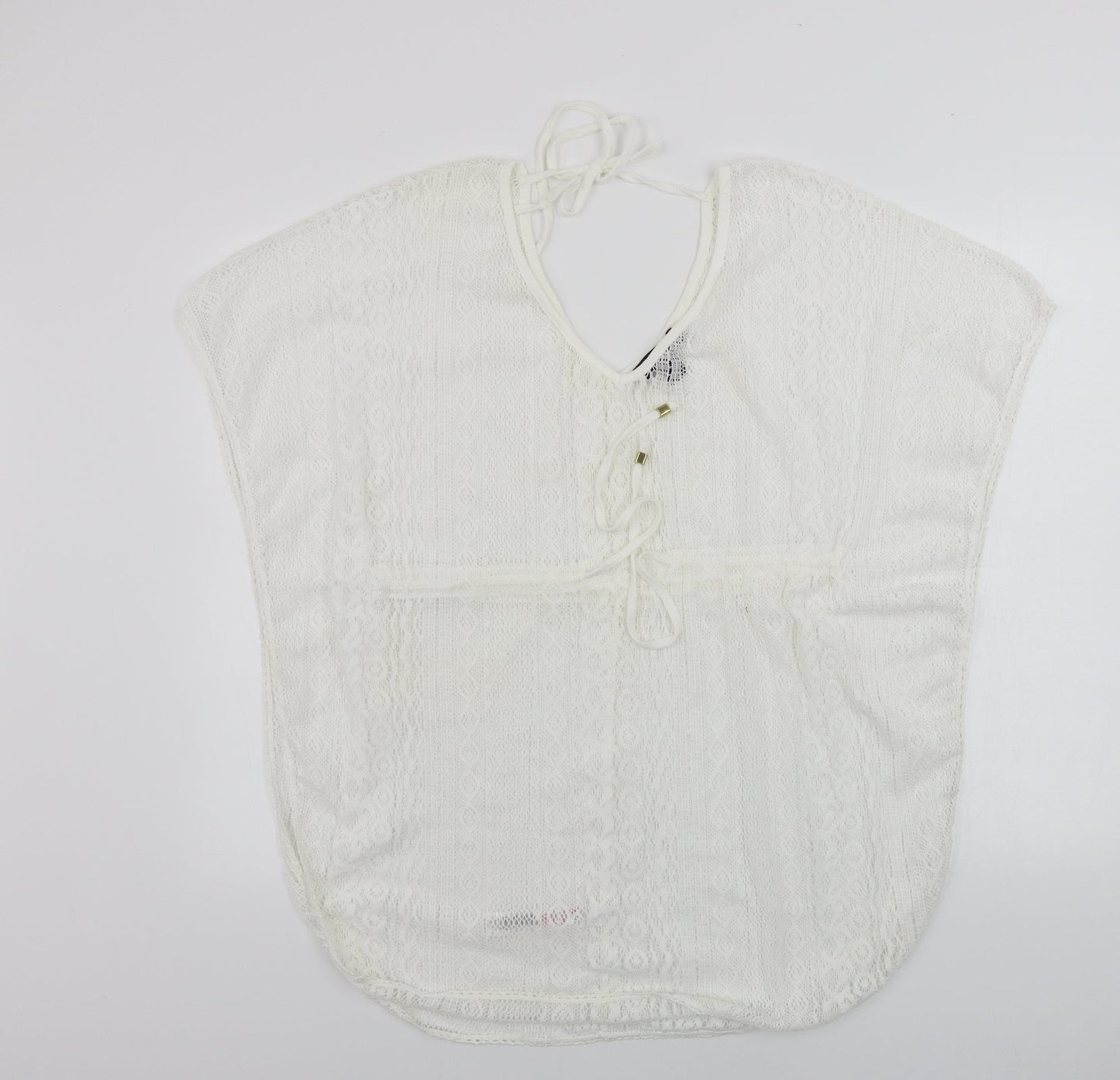 Womens UK Size S Atmosphere White Basic Blouse
