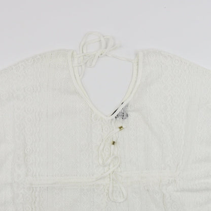 Womens UK Size S Atmosphere White Basic Blouse