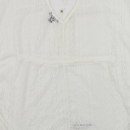Womens UK Size S Atmosphere White Basic Blouse