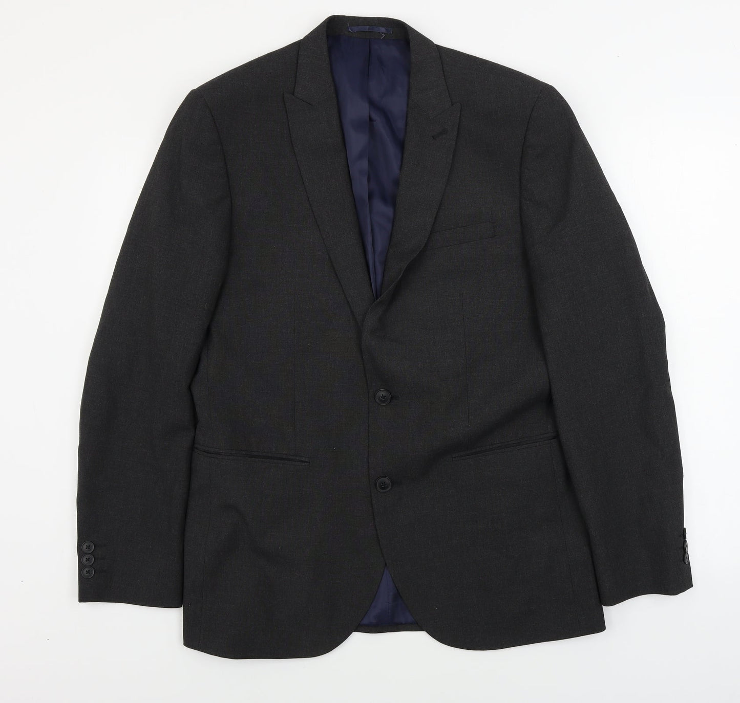 Mens UK Size 40 NEXT Regular Black Suit Jacket