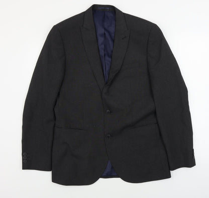 Mens UK Size 40 NEXT Regular Black Suit Jacket