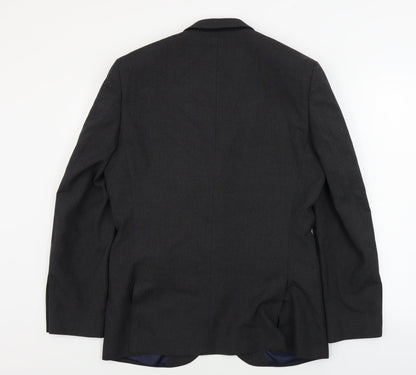 Mens UK Size 40 NEXT Regular Black Suit Jacket