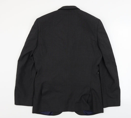 Mens UK Size 40 NEXT Regular Black Suit Jacket