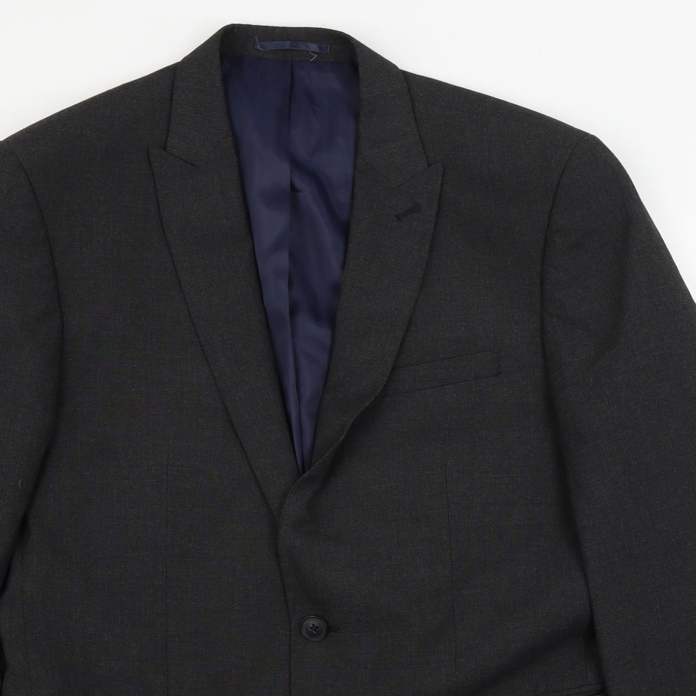 Mens UK Size 40 NEXT Regular Black Suit Jacket
