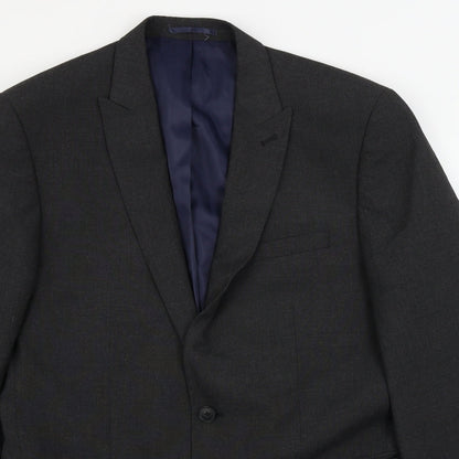 Mens UK Size 40 NEXT Regular Black Suit Jacket