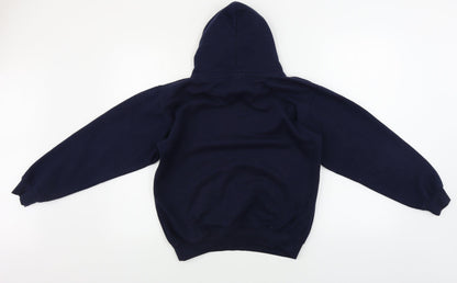 Uneek  Boys Blue   Pullover Hoodie Size 11-12 Years
