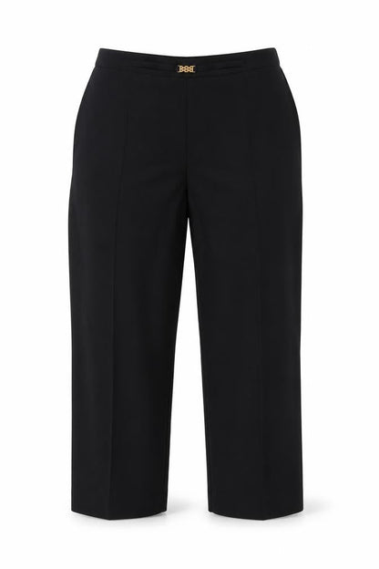 Womens UK Size 30 in Preworn Regular Fit  Black Trousers