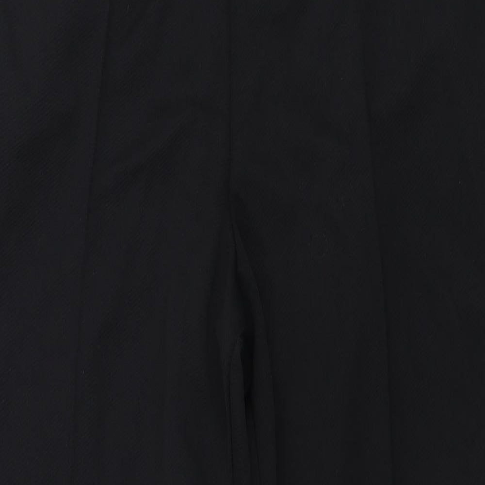 Womens UK Size 30 in Preworn Regular Fit  Black Trousers