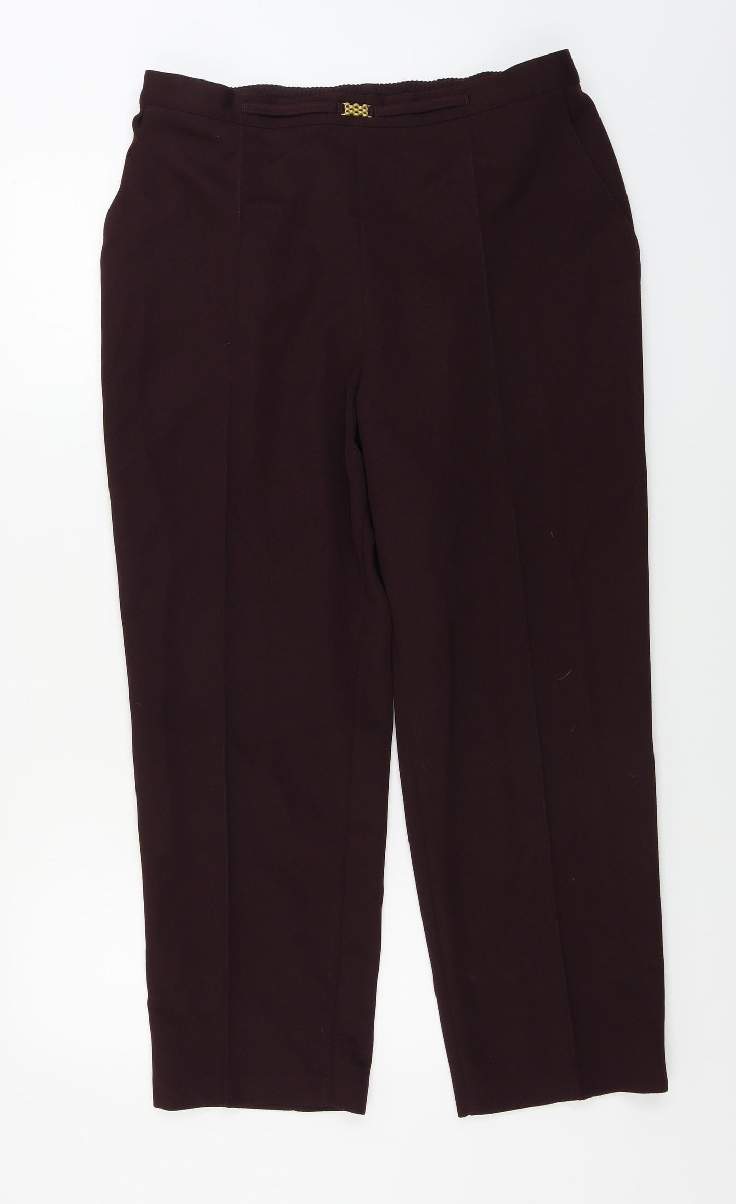 Womens UK Size 32 in Preworn Regular Fit  Purple Trousers