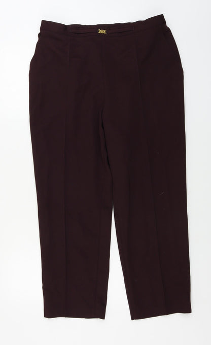 Womens UK Size 32 in Preworn Regular Fit  Purple Trousers
