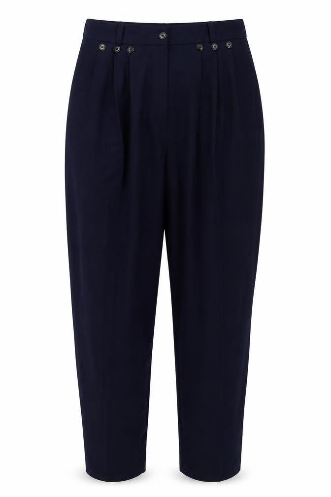 Womens UK Size 12 EAST Regular Fit  Blue Trousers