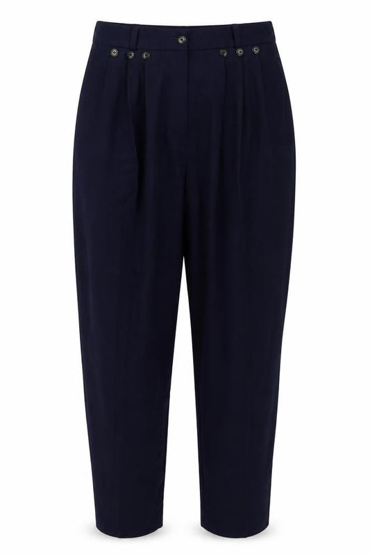 Womens UK Size 12 EAST Regular Fit  Blue Trousers