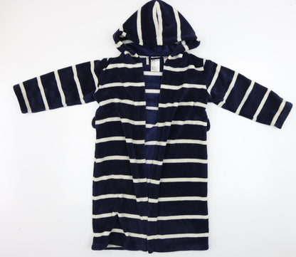 H&M Girls Blue Striped   Gown Size 6-7 Years